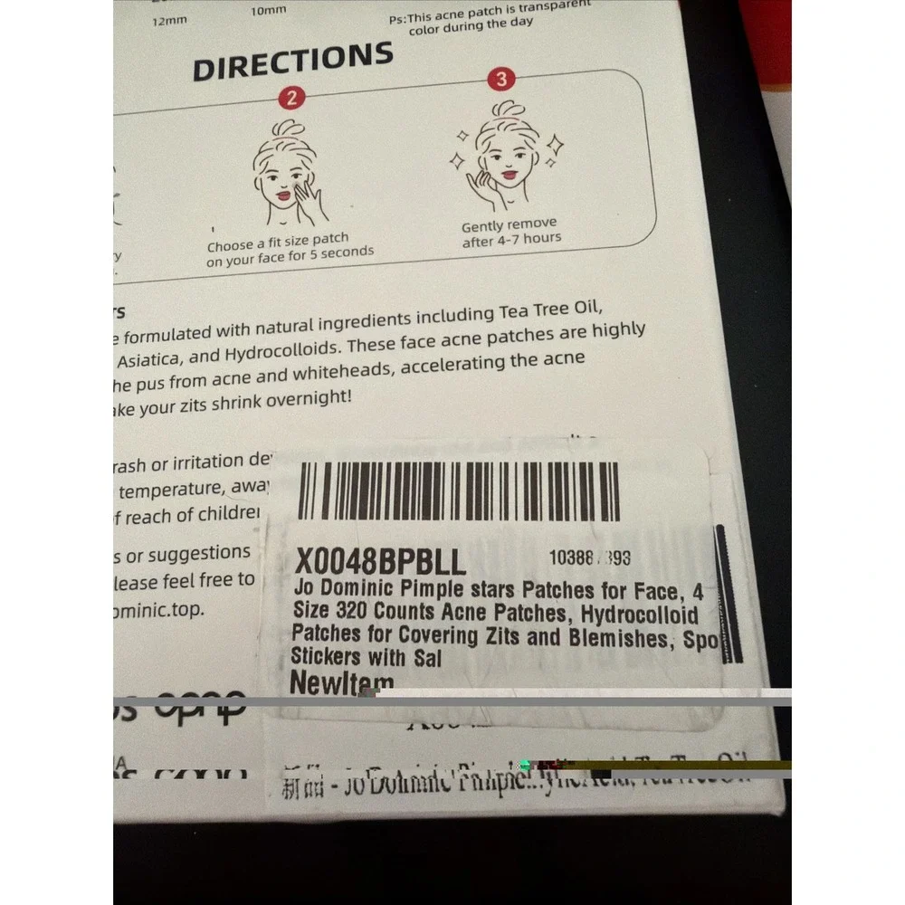 320 Counts Cute & Fashion Stars Pimple Patches for Face, Hydrocolloid Acne Pa...